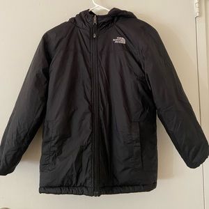 Boys Black North Face Jacket